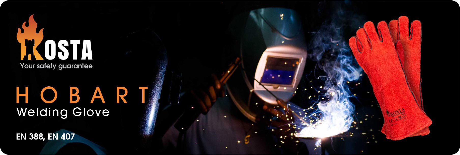 دستکش ایمنی کار هوبارت کاستا
