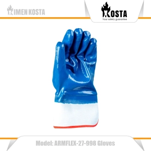 خرید آنلاین و استعلام قیمت دستکش ایمنی ضد مواد نفتی ARMFLEX 27-998 کاستا با روکش کامل نیتریل،